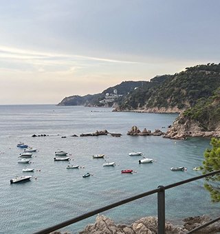 Visita a calas en velero